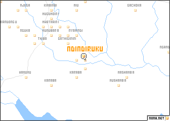 map of Ndindiruku