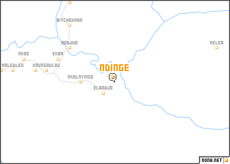map of Ndingé