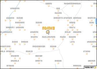 map of Ndinko