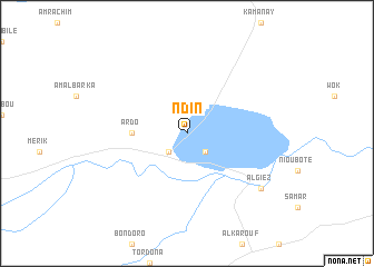 map of Ndin