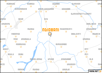 map of Ndiobani