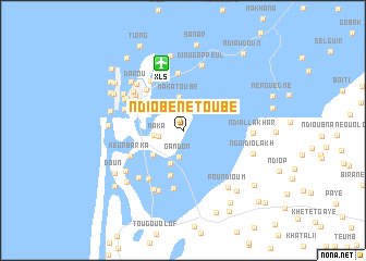 map of Ndiobène Toubé