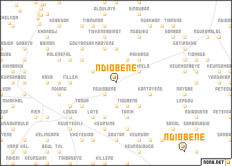 map of Ndiobène