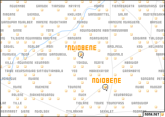 map of Ndiobène