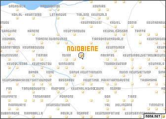 map of Ndiobiène