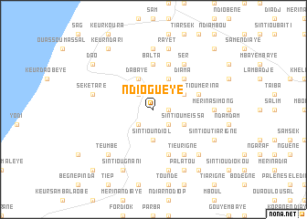 map of Ndioguèye