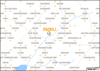 map of Ndioïli