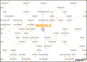 map of Ndiokala