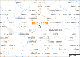 map of Ndiokpoto