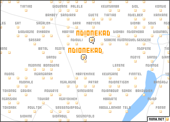 map of Ndione Kad