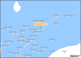 map of Ndiongo