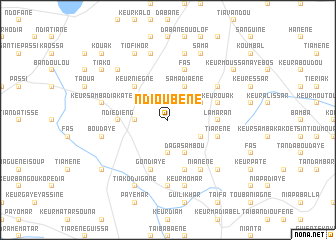 map of Ndioubène