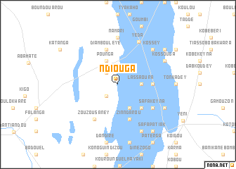 map of Ndiouga