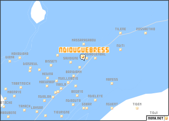 map of Ndiougue Bress
