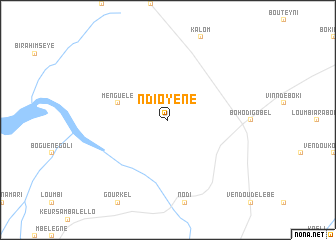 map of Ndioyène