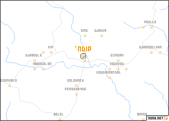 map of Ndip