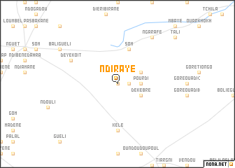 map of Ndiraye