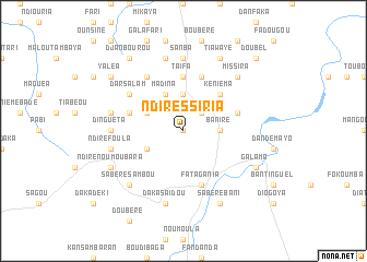 map of Ndiressiria