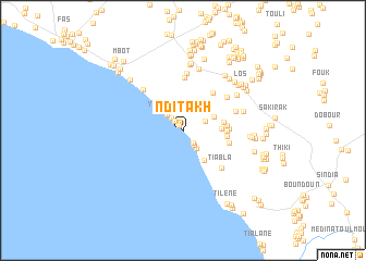 map of Nditakh