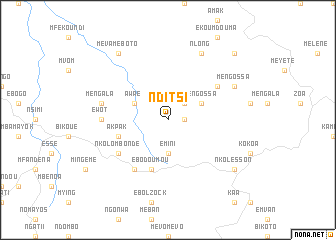 map of Nditsi