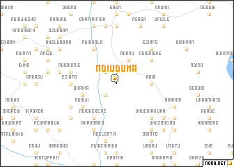 map of Ndi Uduma