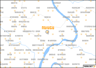 map of Ndiugu