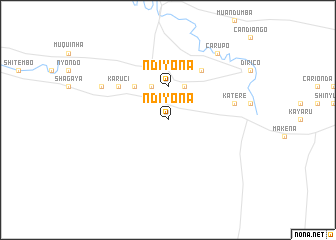 map of Ndiyona
