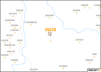 map of Ndiza