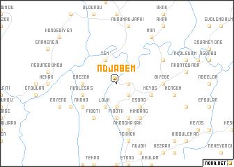 map of Ndjabem