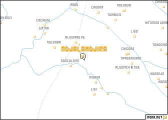 map of Nʼdjala Mʼdjira