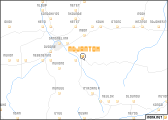 map of Ndjantom