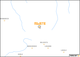 map of Ndjete