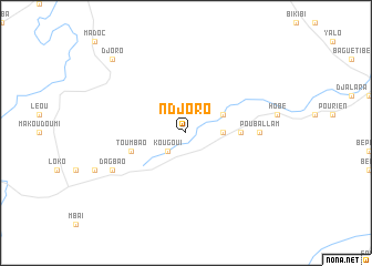 map of Ndjoro