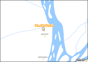 map of Ndjoundou