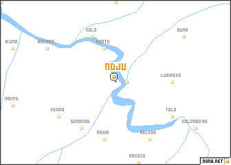 map of Ndju