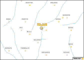 map of Ndjwa