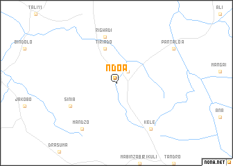 map of Ndoa