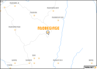 map of Ndobégingé