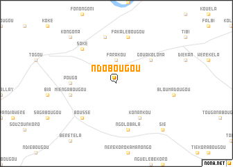 map of Ndobougou