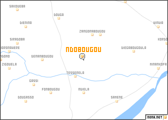 map of Ndobougou