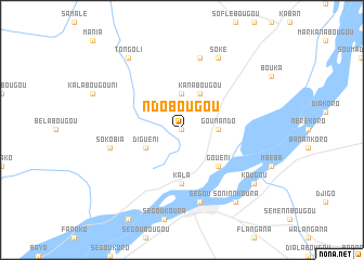 map of Ndobougou