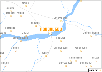 map of Ndobougou