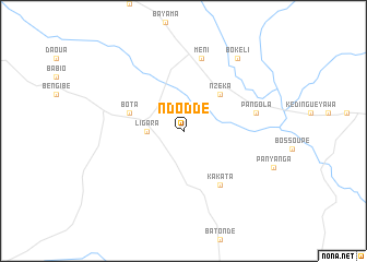 map of Ndoddé