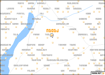 map of Ndodj