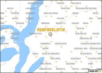 map of Ndofane Latir