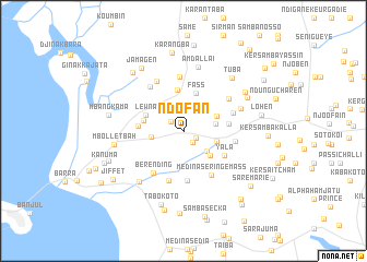 map of NʼDofan