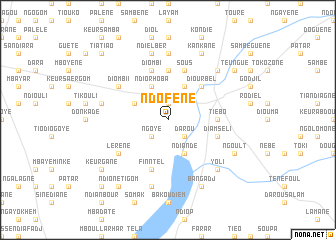 map of Ndofène