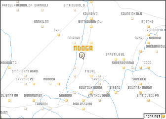 map of Ndoga