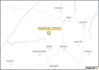 map of Ndokalendé