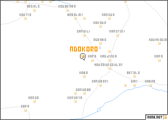 map of Ndokoro